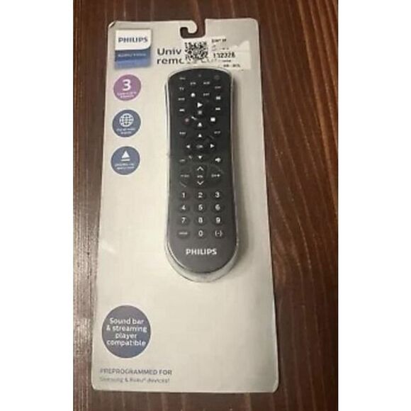 JASCO PHILIPS 4-DEVICE UNIVERSAL REMOTE C - SRP9141A/07 NISP - Picture 1 of 5